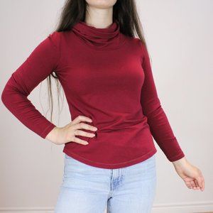 *Mansted Maroon Turtleneck